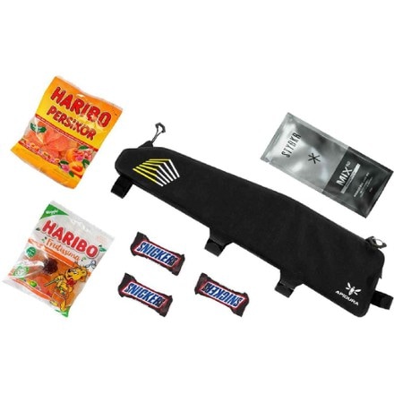 Apidura Racing Long Top Tube Pack - 2 L BLACK (Snacks not included)