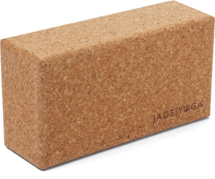 Jade Yoga Natural Cork Block Water-Resistant & Anti-Microbial Small Large 