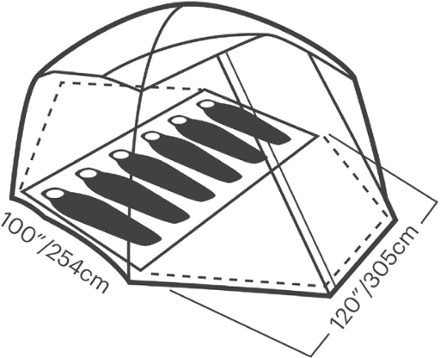 Eureka Space Camp 6-Person Tent 3