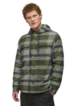 prAna Asgard Hooded Flannel Shirt Jacket - Men's 1
