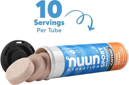 NUUN Sport + Caffeine Hydration Tablets - 10 Servings 1