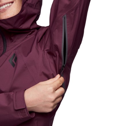 Black Diamond StormLine Stretch Rain Shell - Women's 4