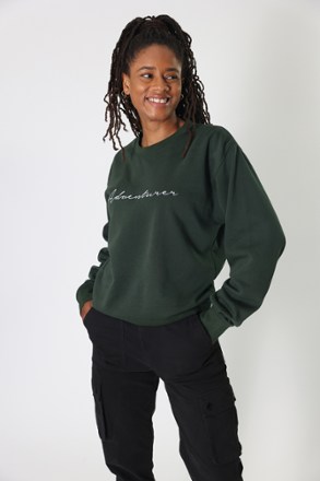 Wondery Adventurer Embroidered Crewneck Sweatshirt - Women's 4