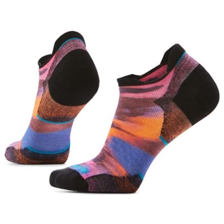 Smartwool Run Targeted Cushion Brushed Print Low Ankle Socks - Women's 0