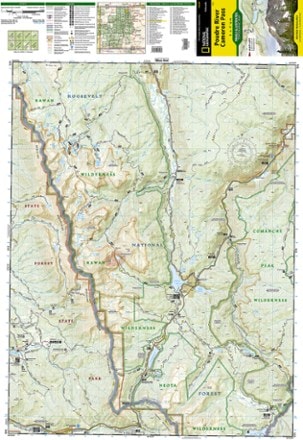 National Geographic Poudre River and Cameron Pass Map 2