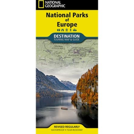 National Geographic National Parks of Europe Map and Guide 0