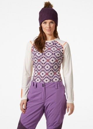 Helly Hansen Lifa Active Graphic Crew Base Layer Top - Women's 1