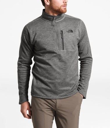 the north face men's canyonlands half zip fleece pullover