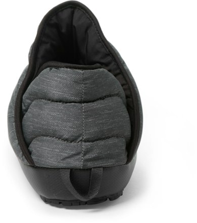 The North Face ThermoBall Traction Booties - Women's Back view (Phantom Grey Heather/Tnf Black)