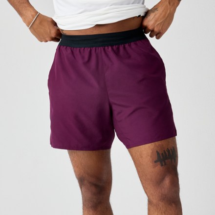 On Body Image of color Burgundy Blaze/Black