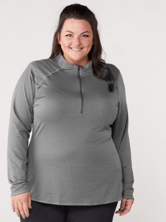 REI Co-op Lightweight Base Layer Half-Zip Top - Womens Plus Sizes