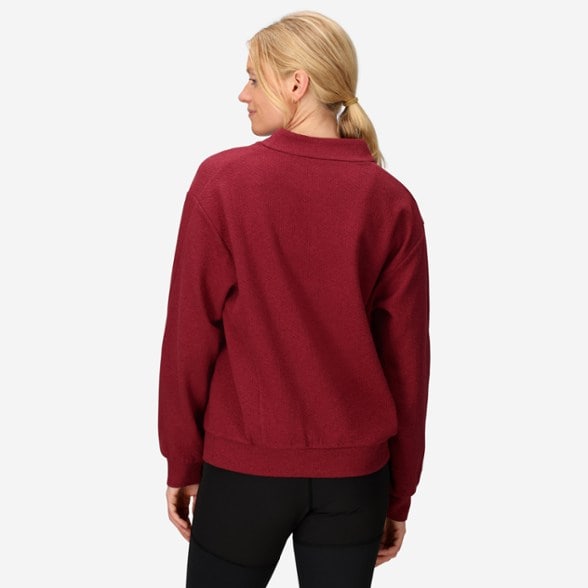 On Body Image of color Red Mulberry Heather