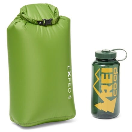 Exped Drybag Ultra 32 fl oz. water bottle not included