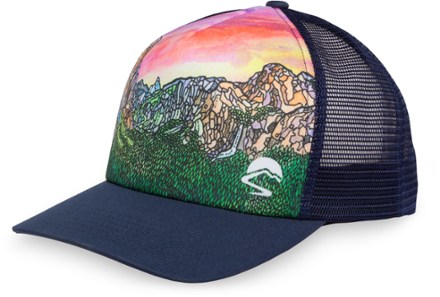 Sunday Afternoons Ocean Trucker Hat 0
