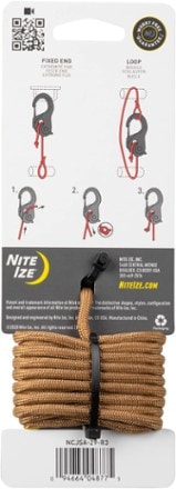 Nite Ize CamJam XT Aluminum Cord Tightener with Cord 3