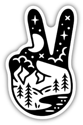 Stickers Northwest Peace Scene Sticker 0