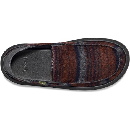 Sanuk Donny Felt Stripe Shoes - Men's 4