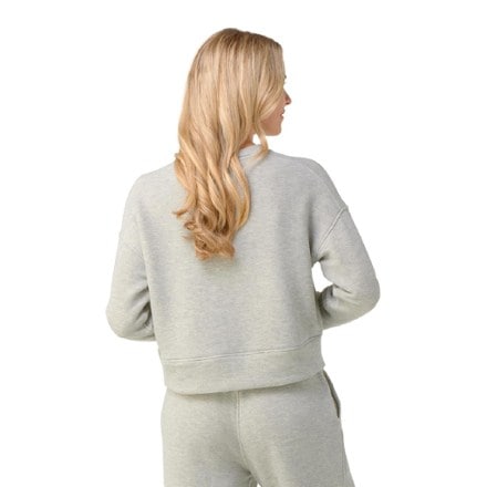 Smartwool Recycled Terry Cropped Crew Sweatshirt - Women's 1