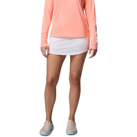 Columbia Women's PFG Castback Skort White XXL
