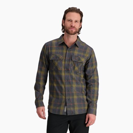 On Body Image of color Asphalt Westport Plaid