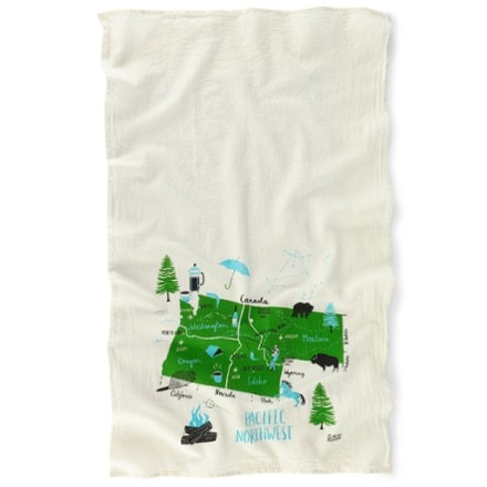 Claudia Pearson Pacific Northwest Tea Towel 1