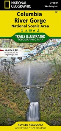 National Geographic Columbia River Gorge Topographic Map 0