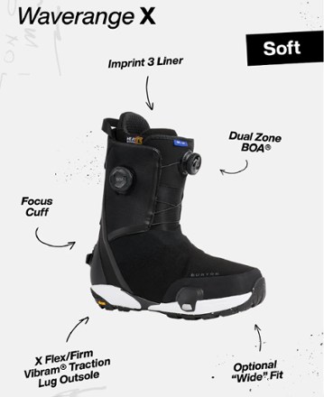Burton Waverange Step On X Snowboard Boots - Men's - 2025/2026