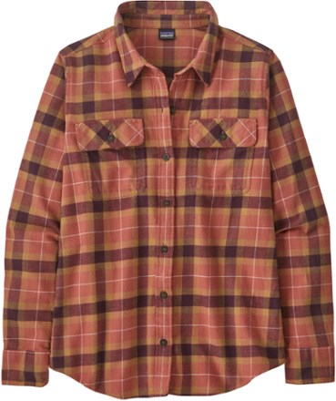 Patagonia Long-Sleeve Midweight Fjord Flannel Shirt - Womens