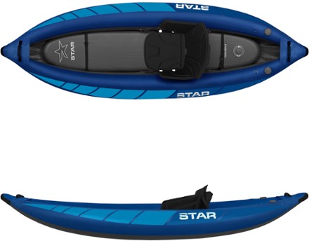 STAR Raven I Inflatable Kayak Side view (Blue)