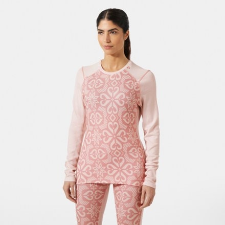 Helly Hansen LIFA Merino Midweight Graphic Crew Base Layer - Women's 1