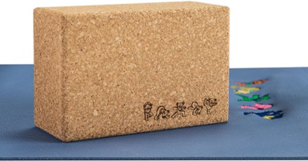 Jade Grateful Dead Cork Yoga Block 2