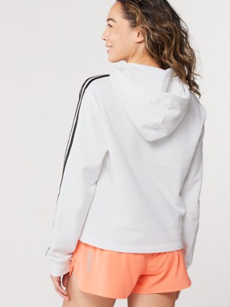 adidas 3-Stripes Crop Hoodie - Women's 2