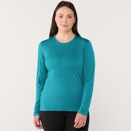 Icebreaker Merino 200 Oasis Long-Sleeve Crewe Thermal Top - Women's 1