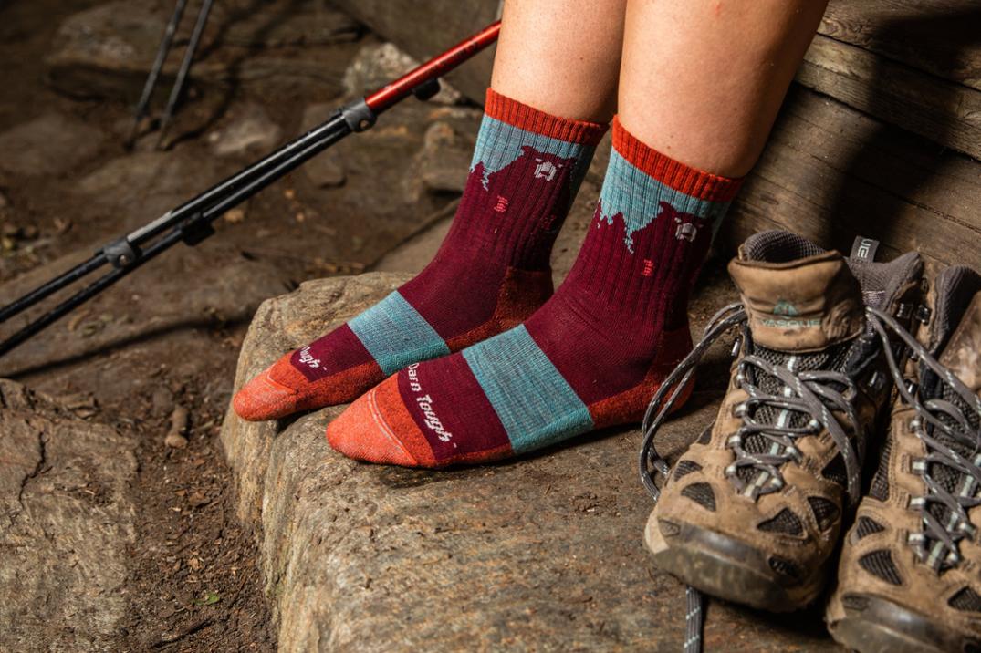 Location Image for Bear Town Micro Crew Socks - Women's