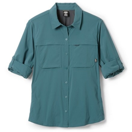 REI Co-op Sahara Long-Sleeve Solid Shirt - Women's 8