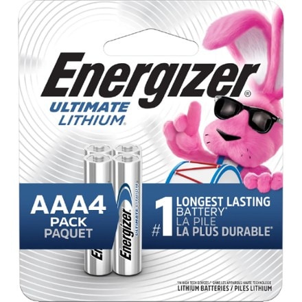 Energizer Ultimate Lithium AAA Batteries - Package of 4 0