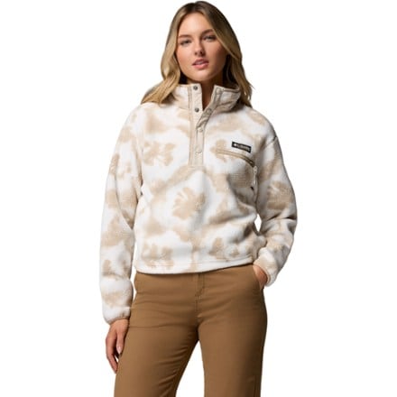 Columbia Helvetia II Cropped Half-Snap Fleece Pullover - Women's 1