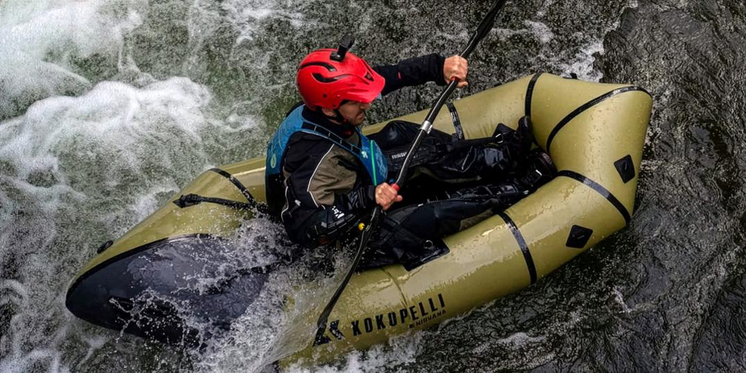 Location Image for Nirvana Self-Bailing Packraft with TiZip Storage