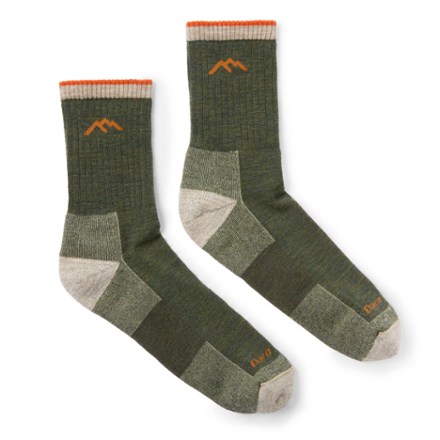 Darn Tough Men's Light Hiker Micro Crew Socks - Lightweight Cushioned Hiking Socks Made In Vermont