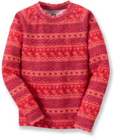 Light Coral Winter Hearts