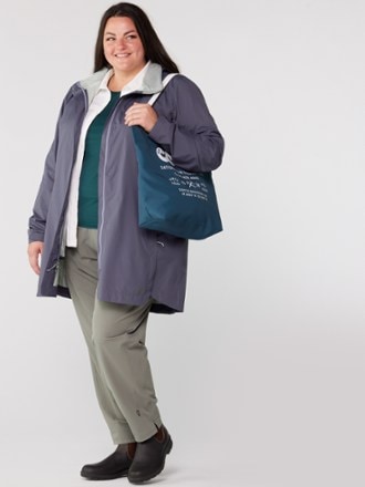 REI Co-op Rainier Long Line Rain Jacket - Women's Plus Sizes 3