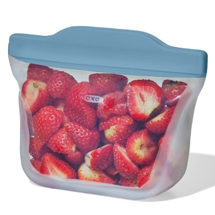 OXO Outdoor Silicone Reusable Stand-Up Snack Bag - 12 oz. 1