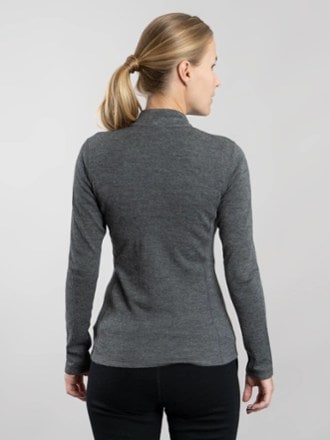 Arms of Andes 300 Lightweight Alpaca Wool Half-Zip Base Layer Top - Women's 1