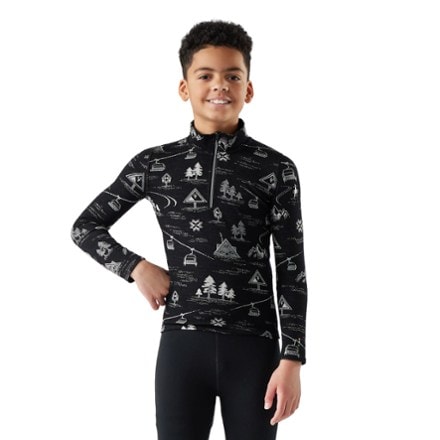 Smartwool Classic Thermal Merino Base Layer Quarter-Zip - Kids' 2
