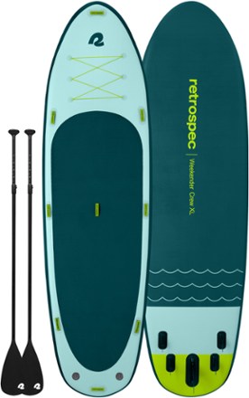 Retrospec Weekender Crew Inflatable Stand Up Paddle Board with Paddles - 16' 0