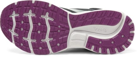 Brooks Trace Road-Running Shoes - Women's Sole view (Ebony/Black/Wood Violet)