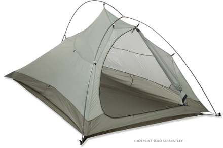 TENT WITH DOOR OPEN (Gold/Gray)