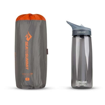 Sea to Summit Ether Light XT Insulated Sleeping Pad Size: Regular Mummy (water bottle not included)
