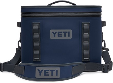 YETI Hopper Flip 18 Portable Cooler, Fog Gray/Tahoe Blue