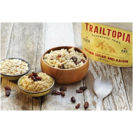 Trailtopia Brown Sugar and Raisin Oatmeal - 1 Serving 2